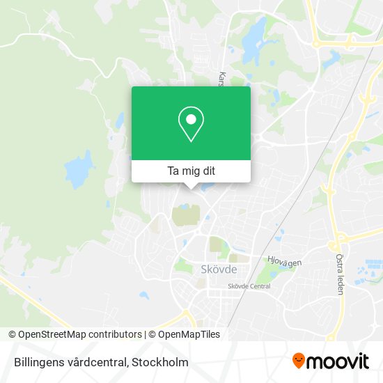 Billingens vårdcentral karta