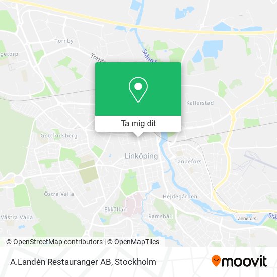 A.Landén Restauranger AB karta