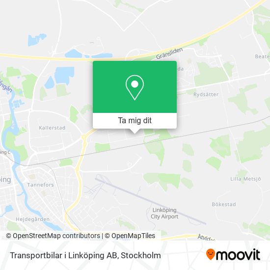 Transportbilar i Linköping AB karta