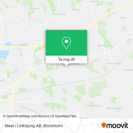 Meet i Linköping AB karta