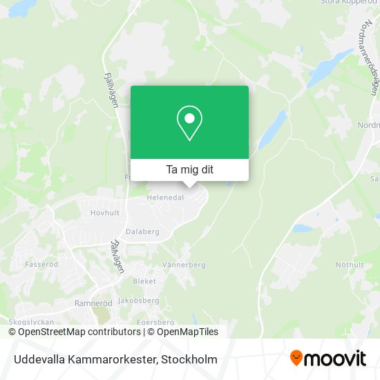 Uddevalla Kammarorkester karta