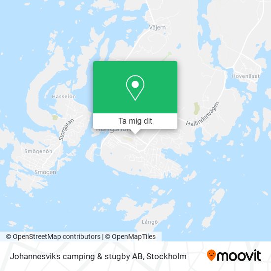 Johannesviks camping & stugby AB karta