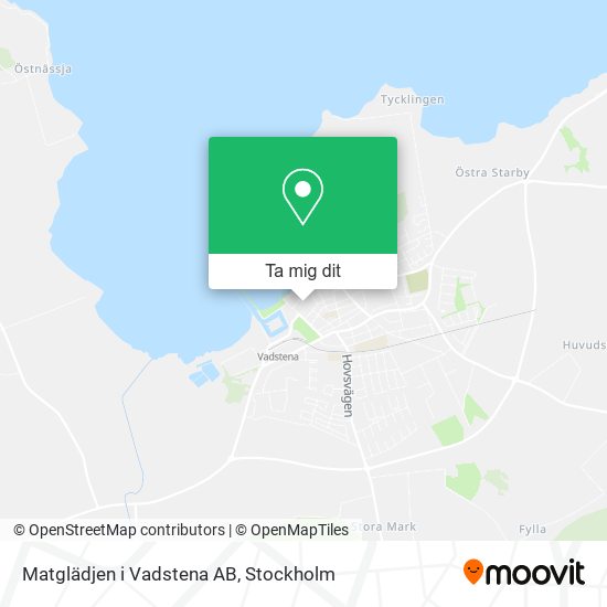 Matglädjen i Vadstena AB karta