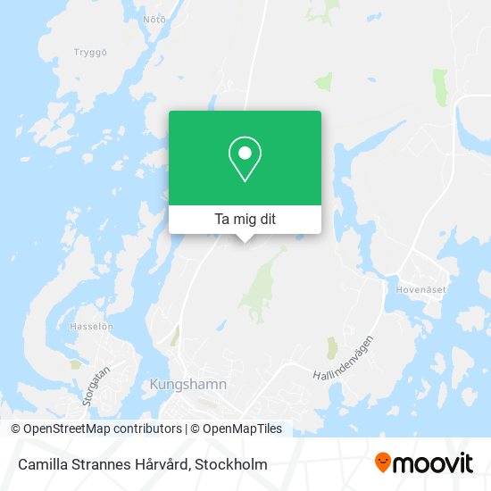 Camilla Strannes Hårvård karta