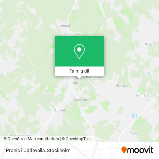 Pronic i Uddevalla karta