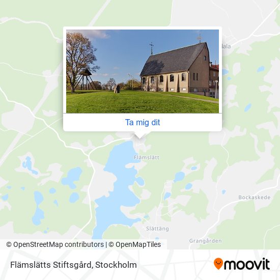 Flämslätts Stiftsgård karta