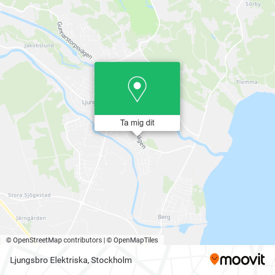 Ljungsbro Elektriska karta