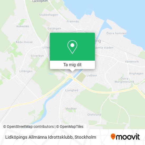 Lidköpings Allmänna Idrottsklubb karta