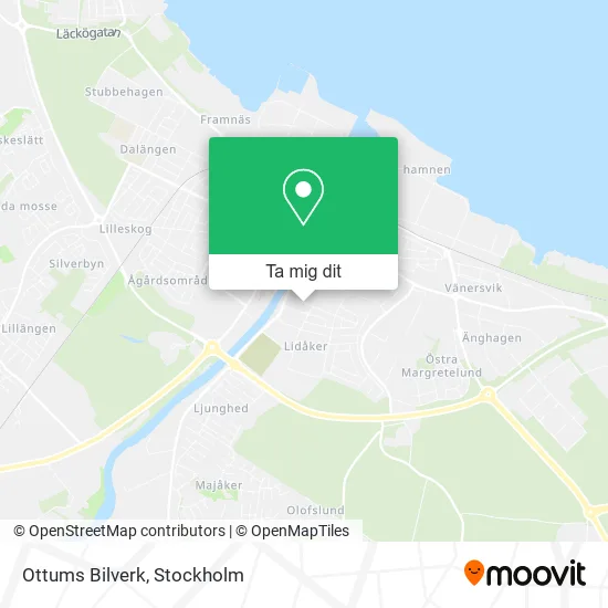 Ottums Bilverk karta