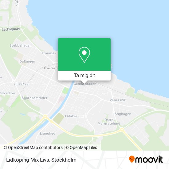 Lidköping Mix Livs karta