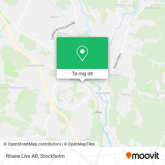 Röane Livs AB karta