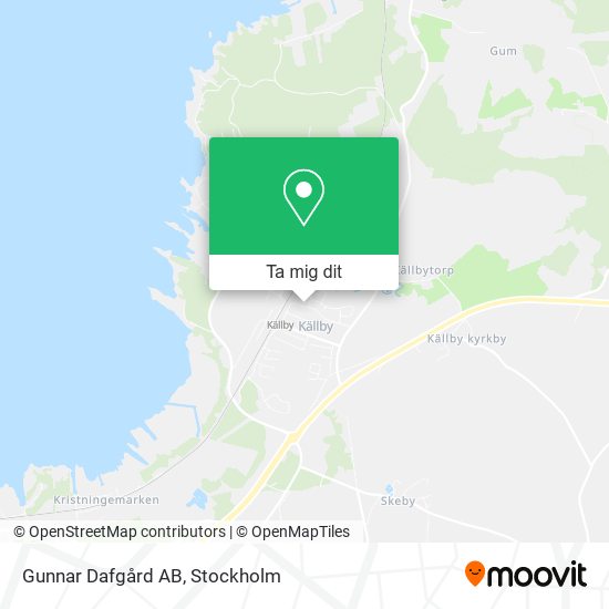 Gunnar Dafgård AB karta