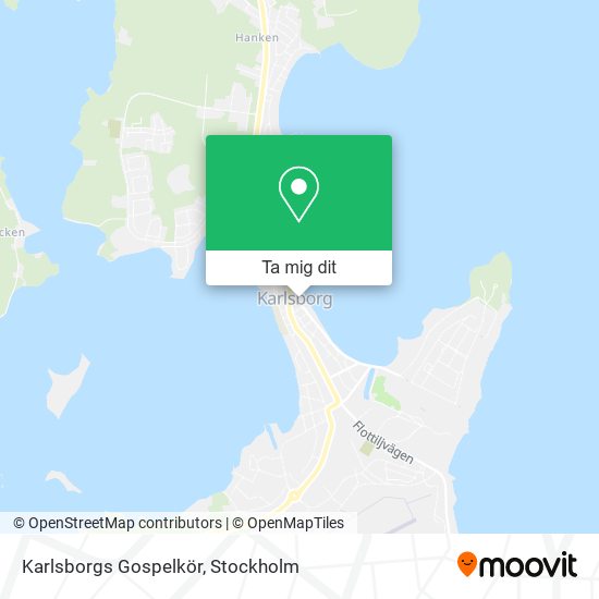 Karlsborgs Gospelkör karta