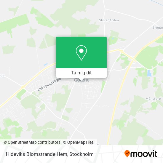 Hideviks Blomstrande Hem karta