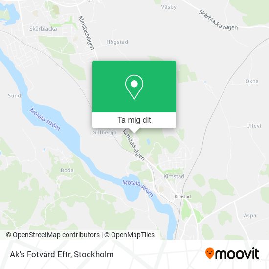 Ak's Fotvård Eftr karta