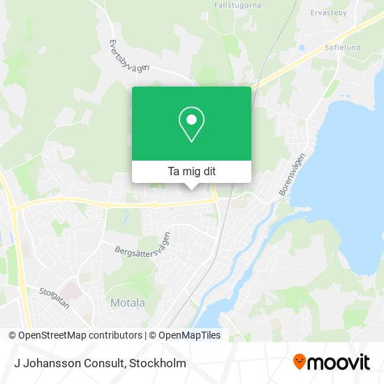 J Johansson Consult karta