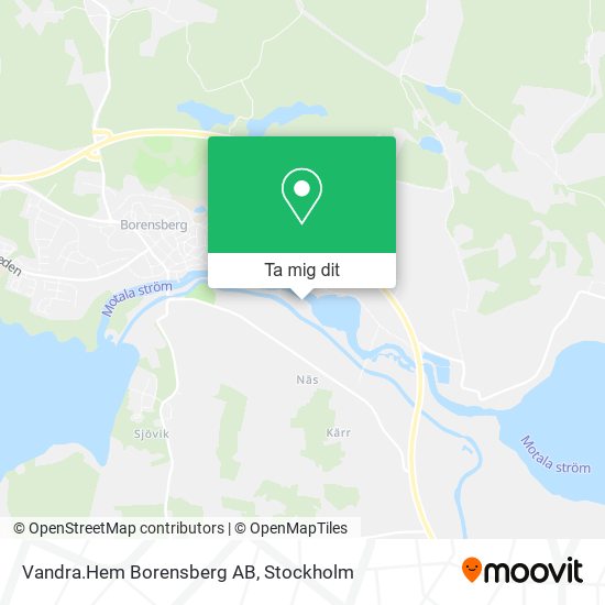 Vandra.Hem Borensberg AB karta