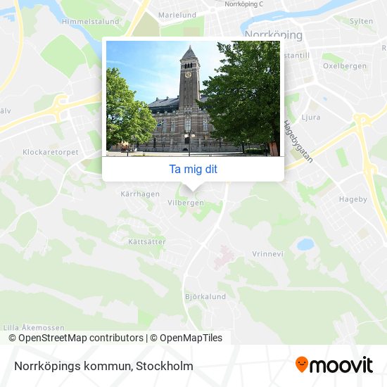 Norrköpings kommun karta