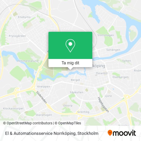El & Automationsservice Norrköping karta
