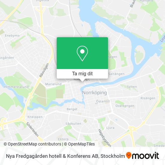 Nya Fredgagården hotell & Konferens AB karta