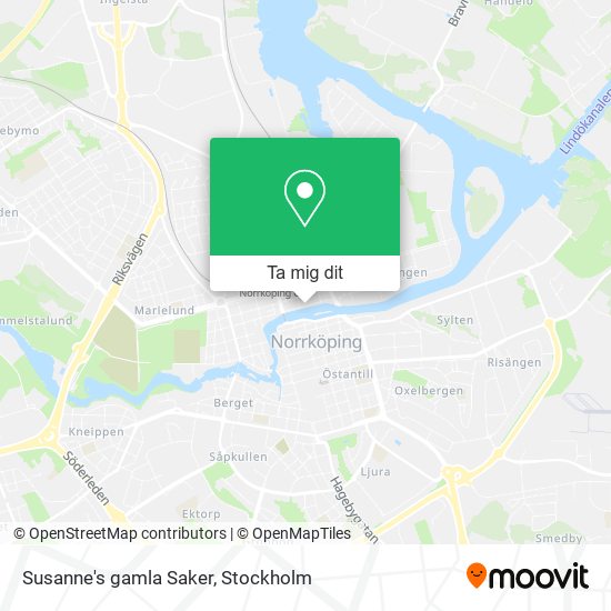 Susanne's gamla Saker karta