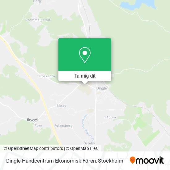 Dingle Hundcentrum Ekonomisk Fören karta