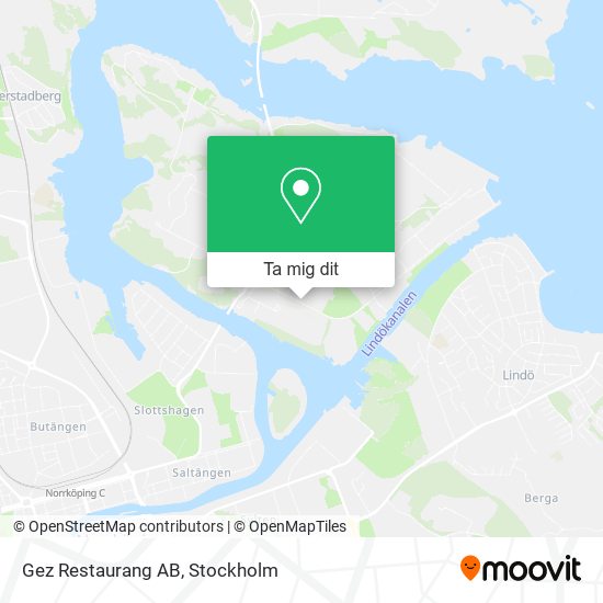 Gez Restaurang AB karta