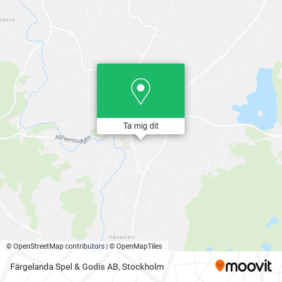 Färgelanda Spel & Godis AB karta