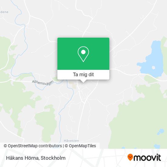 Håkans Hörna karta