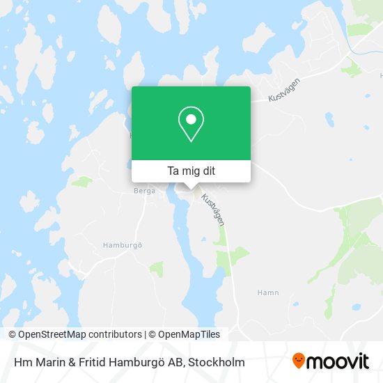 Hm Marin & Fritid Hamburgö AB karta