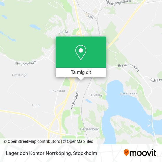 Lager och Kontor Norrköping karta