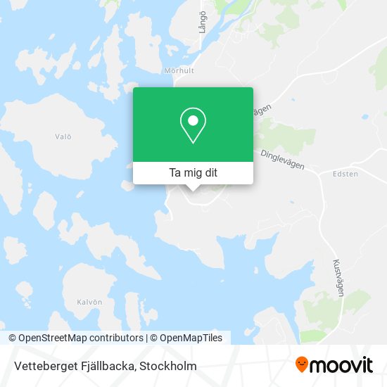 Vetteberget Fjällbacka karta