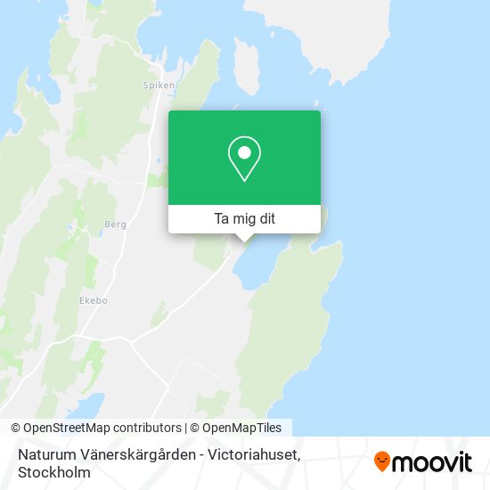 Naturum Vänerskärgården - Victoriahuset karta