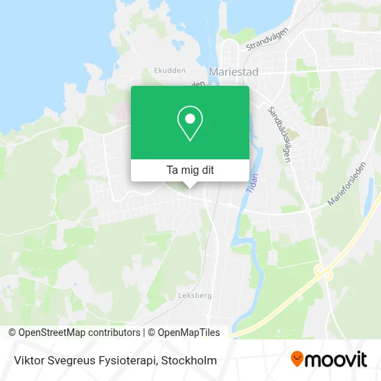 Viktor Svegreus Fysioterapi karta