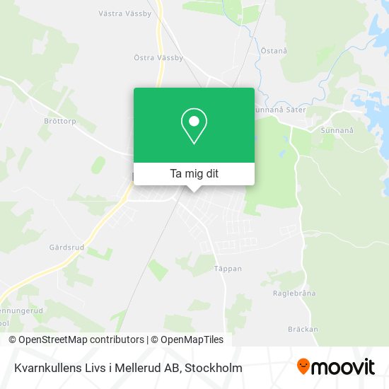 Kvarnkullens Livs i Mellerud AB karta