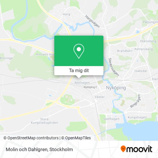 Molin och Dahlgren karta