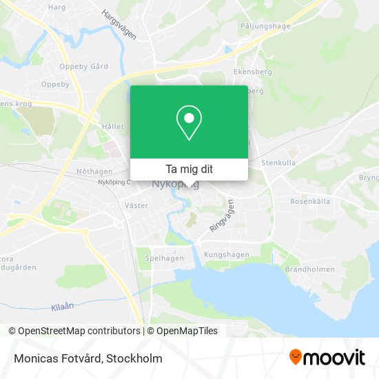 Monicas Fotvård karta
