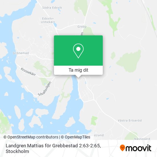 Landgren Mattias för Grebbestad 2:63-2:65 karta