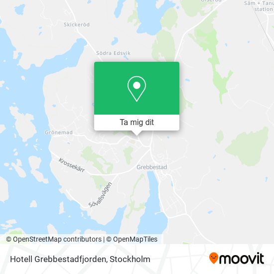 Hotell Grebbestadfjorden karta