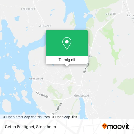 Getab Fastighet karta