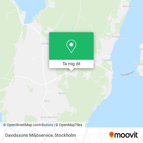 Davidssons Miljöservice karta