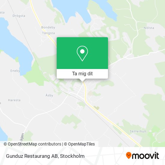 Gunduz Restaurang AB karta