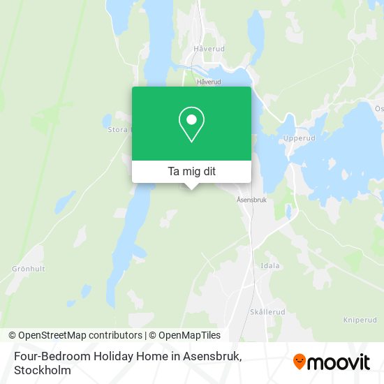 Four-Bedroom Holiday Home in Asensbruk karta