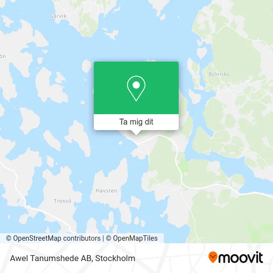 Awel Tanumshede AB karta