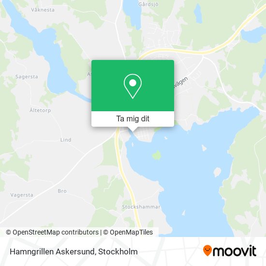 Hamngrillen Askersund karta