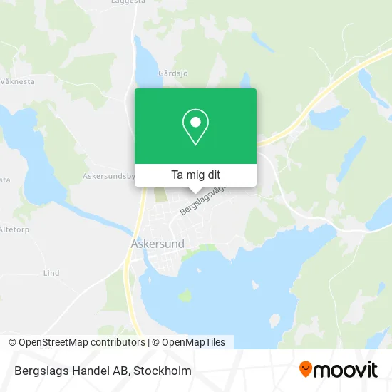 Bergslags Handel AB karta