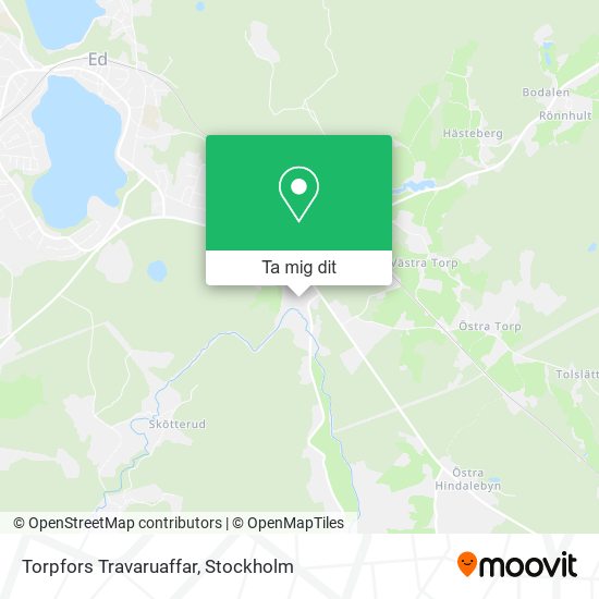 Torpfors Travaruaffar karta