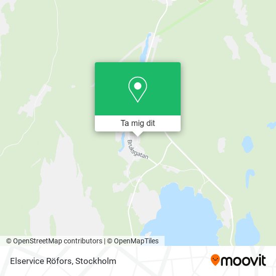 Elservice Röfors karta