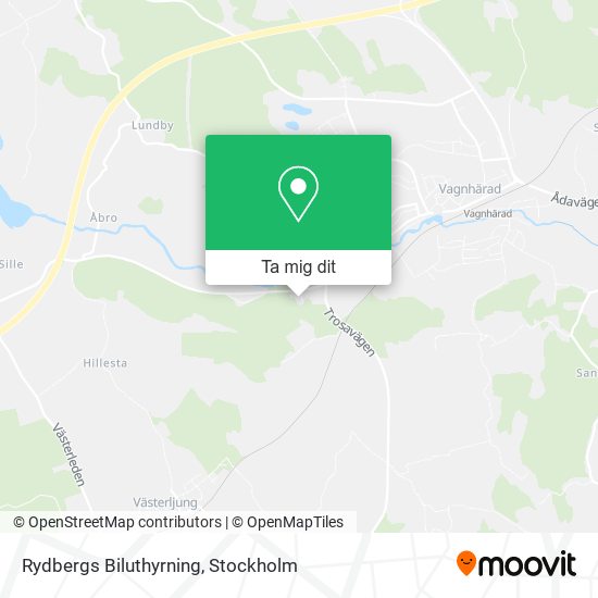 Rydbergs Biluthyrning karta