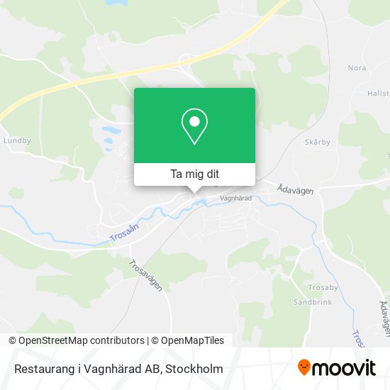 Restaurang i Vagnhärad AB karta